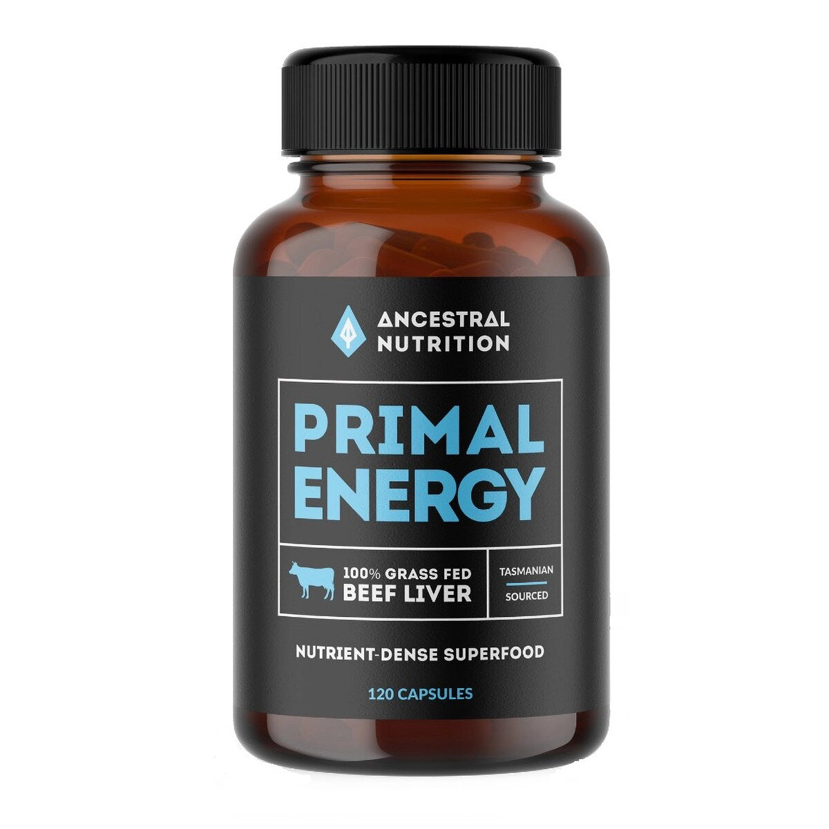 Primal Energy 100% grass fed beef liver capsules (120)