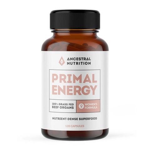 Primal Energy Women's Formula 100% grass fed beef organ capsules (120)